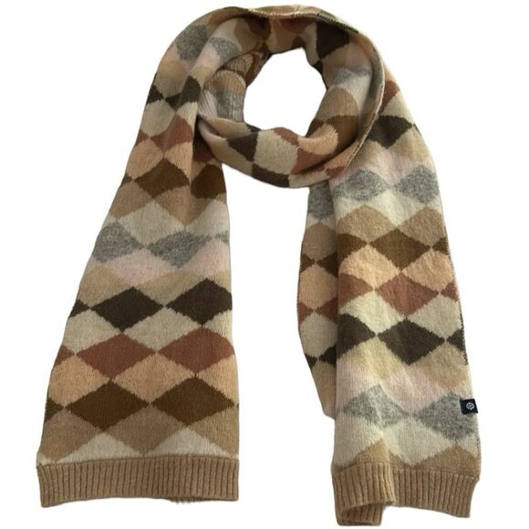 Gap Argyle rabbit, hair wool scarf - Picture 1 of 8